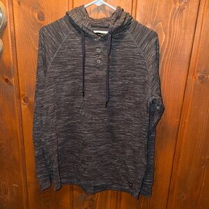 Silver Jeans Charcoal Hoodie Shirt